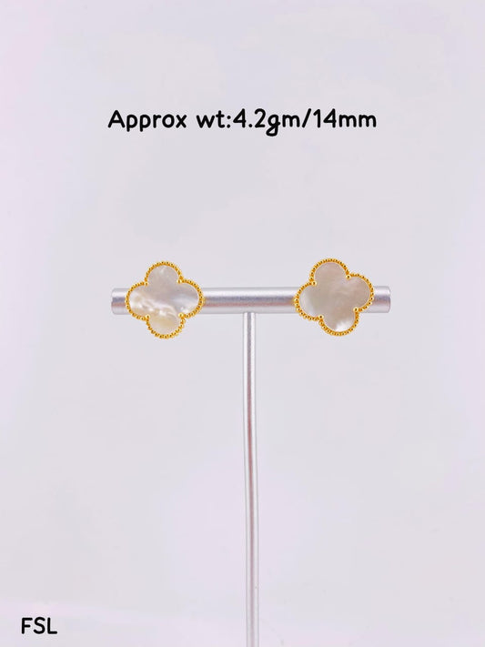Brand Inspired 18k Gold Earrings